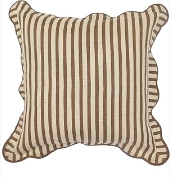 Striped Linen Accent Pillow
